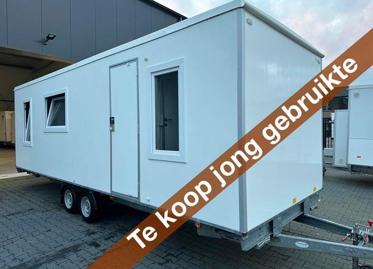 Te koop grote voorraad nieuwe en gebruikte woonunits, Hobby en Vrije tijd, Feestartikelen | Verhuur, Gebruikt, Ophalen