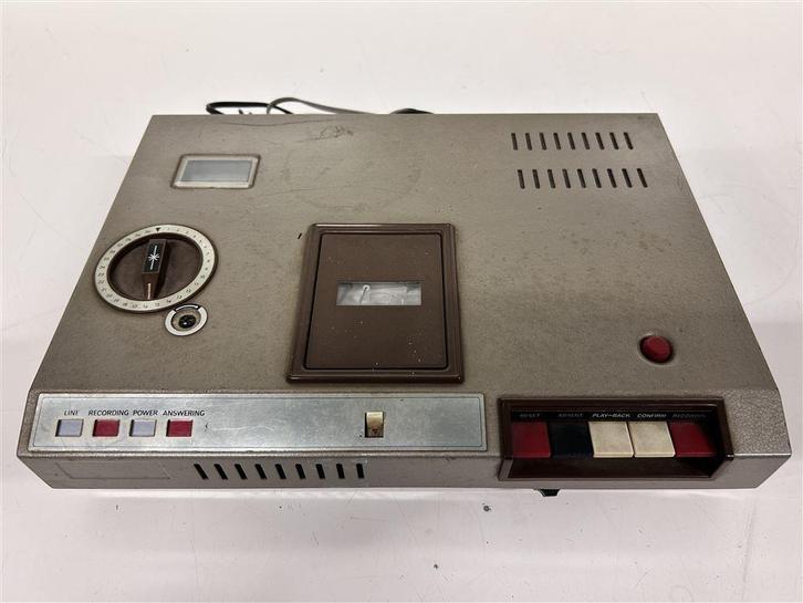 A6751. Telefoon antwoordapparaat uit jaren 70/80, Telecommunicatie, Antwoordapparaten, Gebruikt, Ophalen of Verzenden