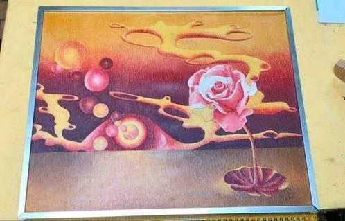 Surrealistisch kunstwerk, maker onbekend, Antiek en Kunst, Kunst | Schilderijen | Modern, Ophalen