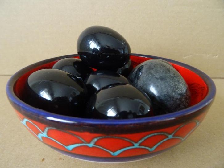 Curiosa design collectie glazen eieren Made in Italy 1980, Antiek en Kunst, Curiosa en Brocante, Ophalen of Verzenden