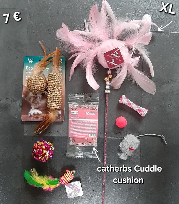 Kattenspeelgoed set nr 1, Dieren en Toebehoren, Kattenspeelgoed, Nieuw, Ophalen of Verzenden