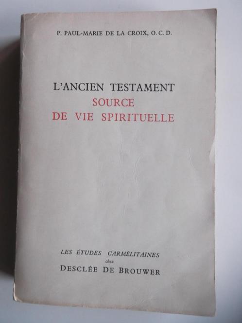 L'Ancien Testament source de vie spirituelle, Boeken, Godsdienst en Theologie, Christendom | Katholiek, Ophalen of Verzenden