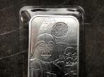 UK Mint - Star Wars - Dark Side - 1 oz silver bar, Ophalen of Verzenden, Zilver