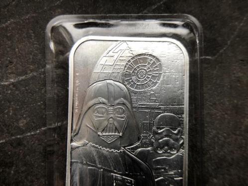 UK Mint - Star Wars - Dark Side - 1 oz silver bar, Postzegels en Munten, Edelmetalen en Baren, Zilver, Ophalen of Verzenden