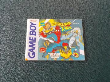 Manuel d'utilisation de la Nintendo Gameboy Spider-Man X-Men, Enlèvement ou Envoi, Comme neuf