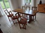 Table salle a manger avec allonge en chene et chaises, Maison & Meubles, Tables | Tables à manger, Chêne, Rectangulaire, 50 à 100 cm