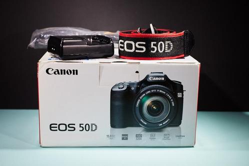 extra débuter photo canon 50D avec ou sans objectif, Audio, Tv en Foto, Fotocamera's Digitaal, Zo goed als nieuw, Spiegelreflex