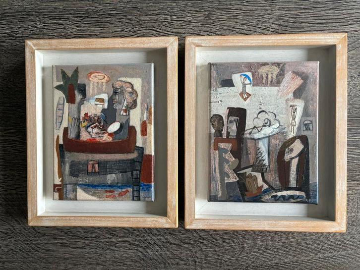 Prachtige schilderijen van Guy Leclercq, Antiek en Kunst, Kunst | Schilderijen | Abstract, Ophalen