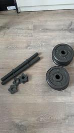 Dumbells 2 x 10kg (verstelbaar), Sport en Fitness, Fitnessmaterialen, Ophalen, Zo goed als nieuw