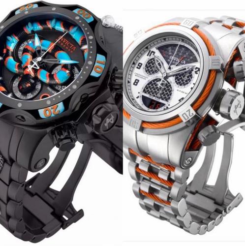 Swiss Quartz Invicta Bolt Zeus 16315 /King Venom Coral Snake, Handtassen en Accessoires, Horloges | Heren, Nieuw, Polshorloge
