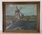 Schilderij  "de molen",  DE BAETS., Antiek en Kunst, Ophalen