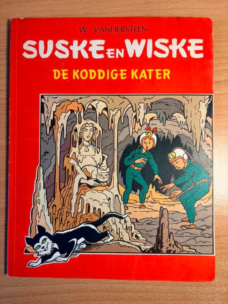 Suske en Wiske de koddige kater 1966 tweekleurenreeks, Boeken, Stripverhalen, Gelezen, Ophalen of Verzenden