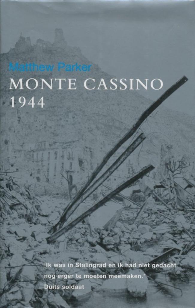 Te Koop Boek MONTE CASSINO 1944 Matthew Parker, Boeken, Oorlog en Militair, Zo goed als nieuw, Overige onderwerpen, Tweede Wereldoorlog