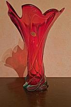 Vintage Murano glazen vaas – Handgemaakt Italiaans kunstglas, Antiek en Kunst, Ophalen