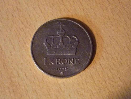 1 Noorse Kroon Krone NOK munt collectable coin Noorwegen, Postzegels en Munten, Munten | Europa | Niet-Euromunten, Ophalen of Verzenden