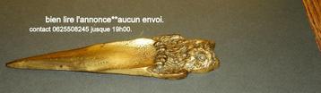 coupe papier bronze deco hibou chouette. beschikbaar voor biedingen