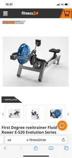 Degelijk roei machine : fluid rower E-520, Sport en Fitness, Ophalen, Zo goed als nieuw