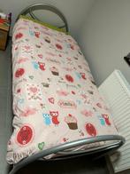 Bed met matras, Huis en Inrichting, Slaapkamer | Bedden, 90 cm, Eenpersoons, Metaal, Zo goed als nieuw