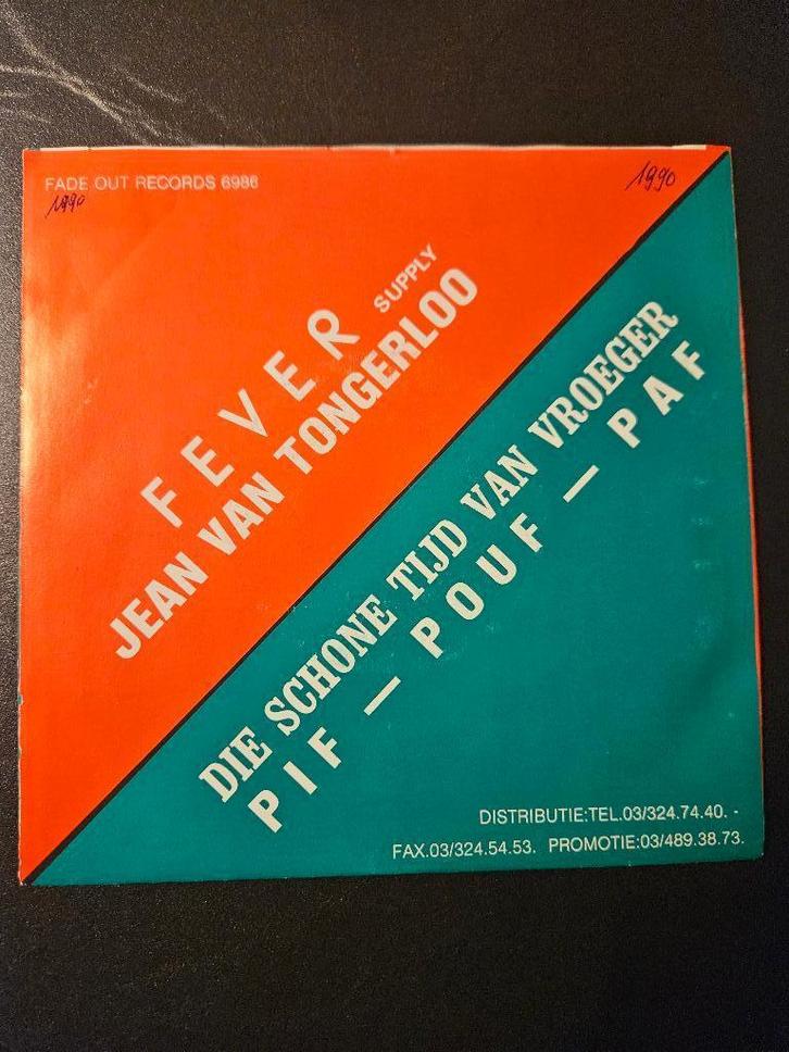 Jean Van Tongerloo / Pif-Pouf-Paf - Fever (Supply), Cd's en Dvd's, Vinyl Singles, Gebruikt, Single, Nederlandstalig, 7 inch, Ophalen of Verzenden