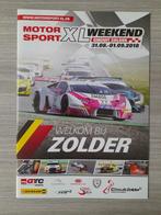 Motorsport XL Weekend 2018 Circuit Zolder - Official Program, Comme neuf, Autres marques, Enlèvement ou Envoi