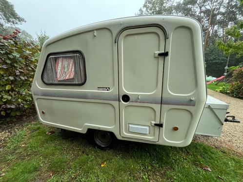 Predom met hefdak en luifel keuringvrij, Caravans en Kamperen, Caravans, Particulier, Treinzit, Predom, Hefdak, Koelkast, Luifel