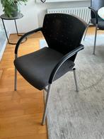 6 Bureau- en vergaderzaalstoelen, Huis en Inrichting, Ophalen, Zo goed als nieuw, Grijs, Bureaustoel