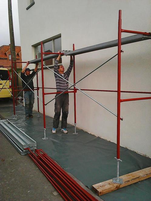 Gevelstelling 90m2, Doe-het-zelf en Bouw, Steigers, Nieuw, Ophalen