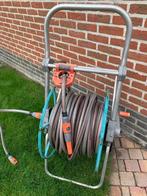 Tuinslang met haspel Gardena 50meter, Ophalen, Gebruikt, Tuinslang