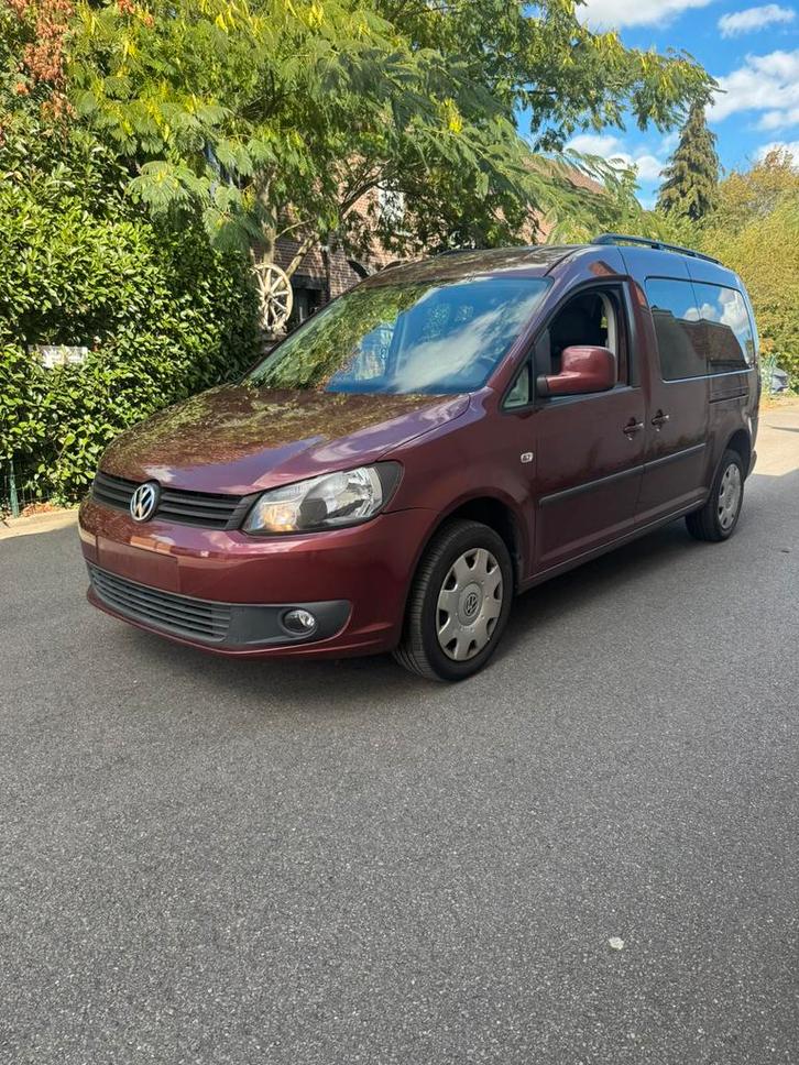 Volkswagen caddy 2013 benzine 7 plaats gekeurd voor verkoop, Auto's, Volkswagen, Particulier, Caddy Maxi, Lichtsensor, Benzine