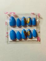 Nieuwe press on nagels, Blauw, Nieuw, Ophalen of Verzenden, Accessoires