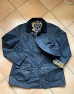 Barbour Beadnell Wax Jacket 42  zwart als nieuw bob pin's, Barbour, Maat 42/44 (L), Zo goed als nieuw, Zwart