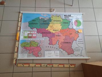 oude schoolkaarten (België/ Europa) beschikbaar voor biedingen