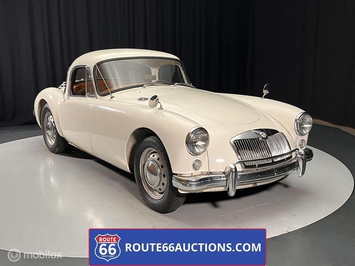MG MGA Coupe 1500 | 1959 | Route 66 Auctions, Autos, Oldtimers & Ancêtres, Entreprise, Achat, MG, Essence, Autre carrosserie, Boîte manuelle