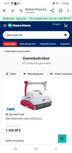 Zwembadrobot doet vloer en wanden, Ophalen, Zo goed als nieuw