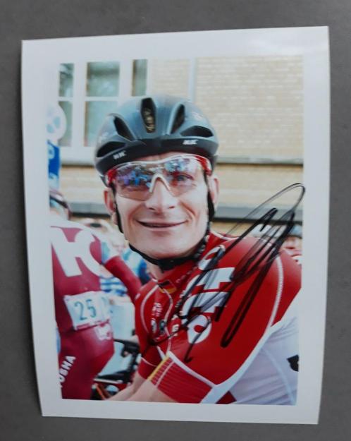 Gesigneerde foto van André Greipel., Sports & Fitness, Cyclisme, Neuf, Envoi