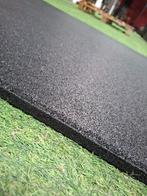 Dalles fitness en caoutchouc 1mx1m. Épaisseur 20mm, Info@kriden.be, Nieuw, Ophalen of Verzenden, Kriden