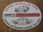 Autocollant Daihatsu Peugeot Carré Tilburg, Enlèvement ou Envoi, Neuf, Voiture ou Moto