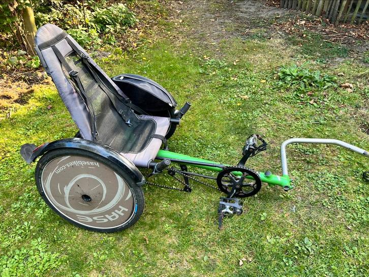 Hase Trets aanhangfiets, Fietsen en Brommers, Fietsaccessoires | Aanhangwagens en Karren, Gebruikt, Aanhangfiets, Ophalen