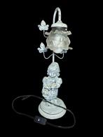 Tafellamp in vintage stijl, Huis en Inrichting, Lampen | Tafellampen, Vintage, Ophalen of Verzenden, Zo goed als nieuw, Glas