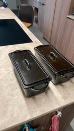 2x Broodbakpot gietijzer, Huis en Inrichting, Keuken | Potten en Pannen, Ophalen of Verzenden, Gebruikt, Gietijzer, Overige typen