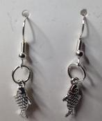 Boucles d'oreilles "Petits Poissons Argentés", Neuf, Enlèvement ou Envoi, Argent, Argent