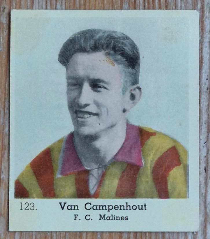 1930s (pre panini) 123. Felix Van Campenhout F.C. Malinois, Verzamelen, Sportartikelen en Voetbal, Gebruikt, Poster, Plaatje of Sticker