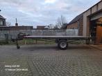 platte kar , hooi wagen ,stroremorque,stro, Akkerbouw, Transport, Ophalen