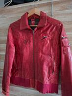 Te koop: Dames leren jasje Mt M, Ophalen, Rood