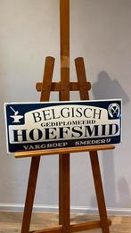Emaille bord hoefsmid., Ophalen of Verzenden, Zo goed als nieuw