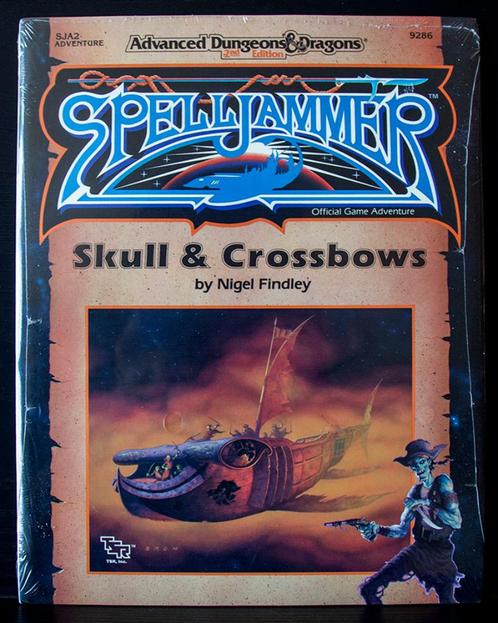 ADD 2nd Ed-Spelljammer Adv. SJA2 Skull & Crossbows TSR 1990, Hobby & Loisirs créatifs, Wargaming, Comme neuf, Autres types, Enlèvement ou Envoi