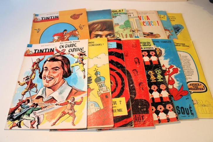 Tintin 14 exemplaires de 1963, Collections, Revues, Journaux & Coupures, Journal ou Magazine, 1940 à 1960, Enlèvement ou Envoi