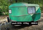 Eriba Puck 1976 4600€, Caravans en Kamperen, Particulier, Eriba, Tot en met 2, Tot 500 kg