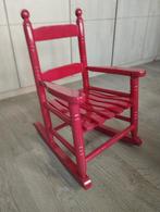 Rode schommelstoel voor kinderen, Comme neuf, Enlèvement ou Envoi