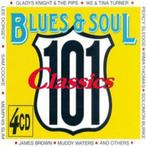 1424 - BLUES & SOUL - 101 CLASSICS - 4CD/BOX - NIEUW, Cd's en Dvd's, Cd's | Verzamelalbums, Verzenden, Nieuw in verpakking, R&B en Soul